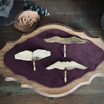 ハンドメイド作品「飛翔の形　翼ポニーフック　〜鳥類〜」