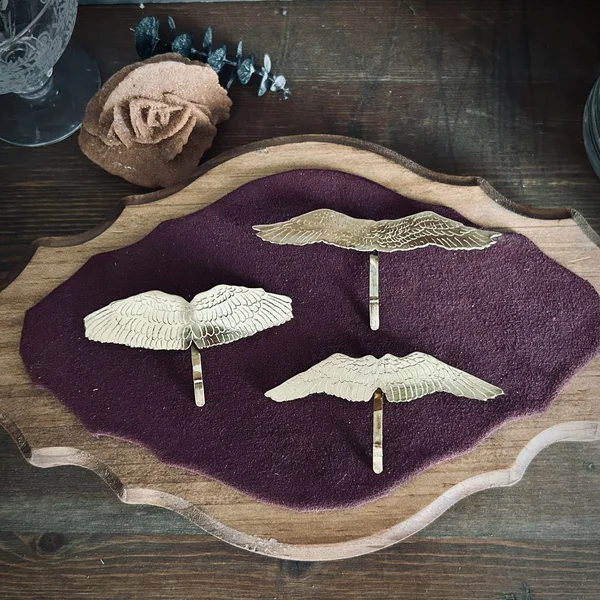 ハンドメイド作品「飛翔の形　翼ポニーフック　〜鳥類〜」