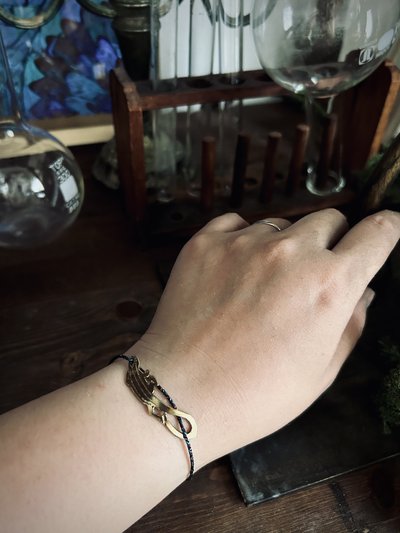 ハンドメイド作品「京組紐のはやにえブレスレット」